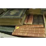 Ten volumes of "The Encyclopedia Britannica" published by Adam and Charles Black,