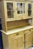 A Continental pine dresser,