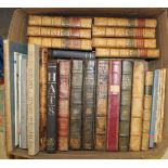Seven boxes of assorted antiquarian and other books to include Rollins "Ancient History" 1859 (x4),