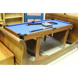 A BCE Table Sports Le Club pool table and acessories