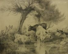AFTER THOMAS GEORGE COOPER "Cattle resting",