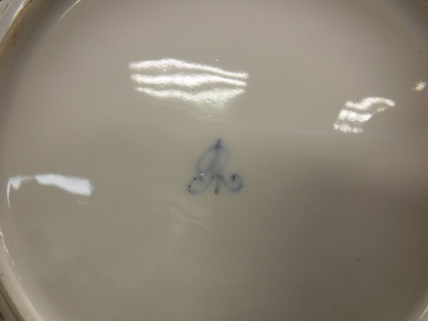 A quantity of Royal Worcester W1701 plates and bowls decorated in the Aesthetic taste with puce - Image 2 of 2