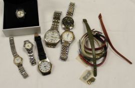 Assorted wristwatches to include examples by Seiko, Citizen,