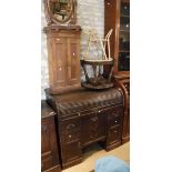 A circa 1900 oak desk,