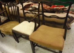 A collection of three 19th Century dining chairs,