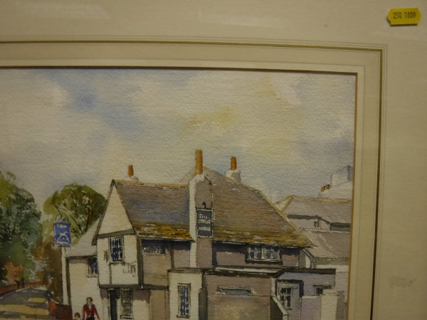 EMMETT "Chipping Campden Glos", watercolour, signed lower left, together with WGS "Betys-y-Coed", - Image 3 of 6