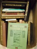 A box of books to include WILLIAM BEATTIE "Switzerland Illustrated", two volumes published Geo.