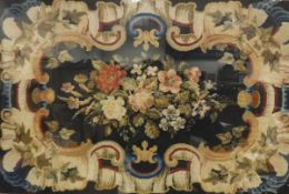 A 19th Century woolwork needlework study,