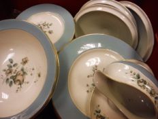 A collection of Royal Doulton Rose Elegans extensive dinner and tea wares