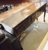 A modern oak dresser in the early 19th Century North Country manner,