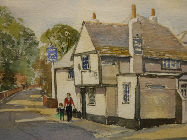 EMMETT "Chipping Campden Glos", watercolour, signed lower left, together with WGS "Betys-y-Coed", - Image 6 of 6