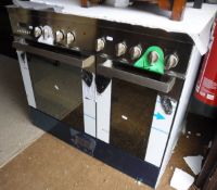 A CDA twin oven and electric hob