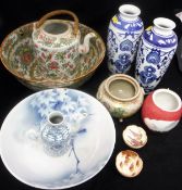 A 19th Century Cantonese famille-rose punch bowl,