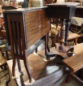 A mahogany work table,