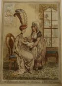 AFTER JAMES GILLRAY (1756-1815) "The Fashionable Mamma or The Convenience of Modern Dress",