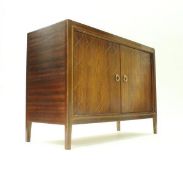 A Gordon Russell mahogany and rosewood "Double Helix" cabinet, circa 1951,