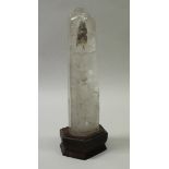 A Minas Gerais, Brazil quartz point,