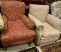 Two arm chairs,