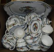 Assorted Spode "Avondale" pattern dinner wares