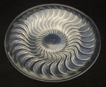 A 1934 Lalique fern dish CONDITION REPORTS Numerous surface scratches and scuffs,