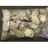 A collection of circa 1920-1946 silver coinage (approx 97.