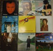 Two boxes of records to include ABBA "Super Trouper" and "Voulez-Vous?", Neil Diamond "Stones",
