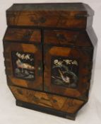 A Japanese desk top cabinet,