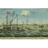 AFTER JOHN CLEVERLEY JUNIOR "A view of His Majesty's dockyard at Portsmouth",