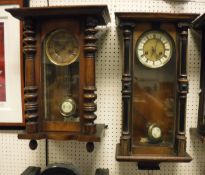 Three regulator wall clocks