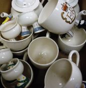 WITHDRAWN A box of Carlton china wares to include two teapots, various mugs,