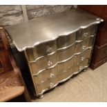 A modern metal covered chest,