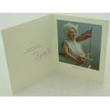 A Queen Mother Christmas card for 1967,