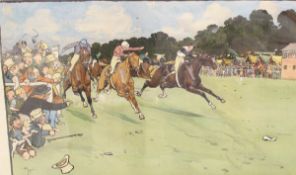 AFTER CECIL ALDIN "The Bluemarket Races - The Finish",