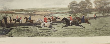 AFTER E A S DOUGLAS "From scent to view", "Up to the meet", "The finish of the run" and "Homewards",