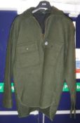 A collection of clothing to include Barbour coat liners, a Musto coat and a Swanndri coat,