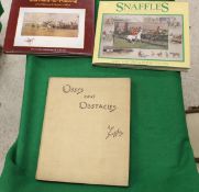 SNAFFLES "'Osses and Obstacles", published Collins London 1935, cloth board bound,