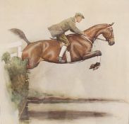 AFTER CECIL ALDIN "Show Jumpers - The Water Jump",