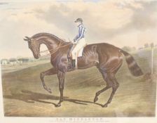 WITHDRAWN - AFTER J F HERRING "Bay Middleton - Won Derby 1836", engraving by Chas.
