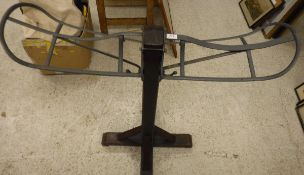A saddle rack,