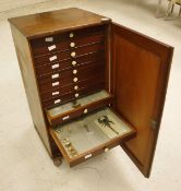 A 19th Century mahogany collector's cabinet,