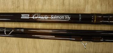 A Shakespeare "Oracle" three piece salmon fly rod,