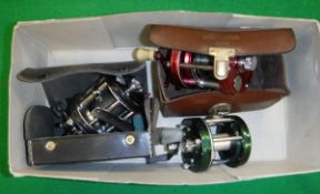 A collection of three ABU "Ambassadeur" multiplying spinning reels, comprising models 6000C,