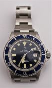 A Tudor Prince Oyster date Sub Mariner Model 494110 wristwatch,