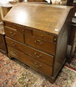 A 19th Century mahogany bureau,