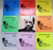 A large collection of various Duke Ellington Big Band Jazz and The Swing Era ephemera including LPs