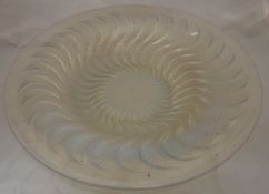 A Lalique opalescent glass fruit bowl - "Actinia Coupe Ouverte" pattern CONDITION REPORTS