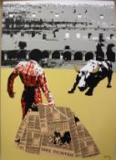 FIASCO "Modern Times Corrida", giclee print on canvas, possibly hand-finished,