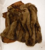 A Sable fur coat remnant CONDITION REPORTS 107cm 71cm from neck to tail