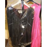 A Bellville Sassoon black silk evening dress,