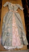 A circa 1900 silk two piece ladies day dress,